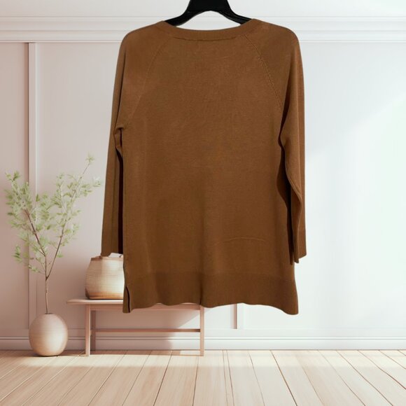 JM Collection Sweater New With Tags - Soft Floral Embroidered Design - Size L - Picture 3 of 14